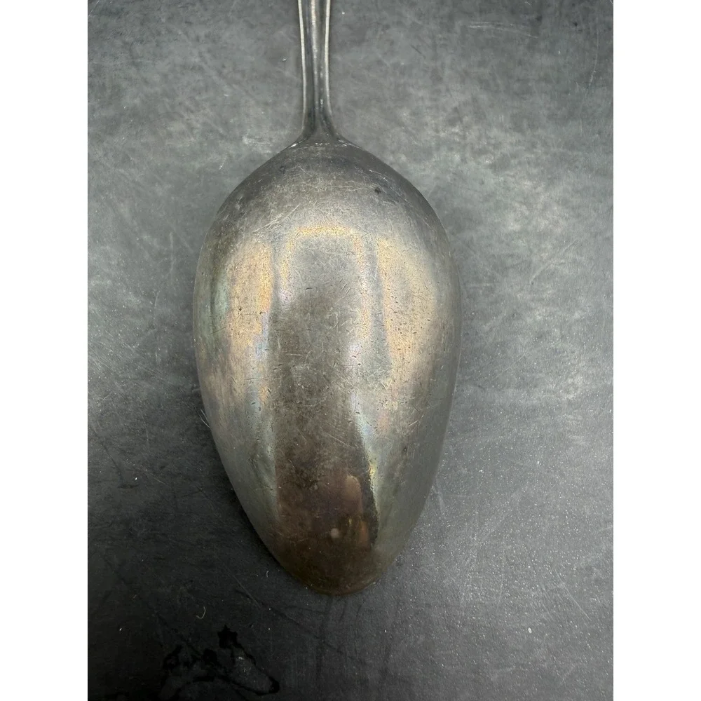 🥄✨ Rare Antique Chinese Silver Spoon – Guide Commemorative Mark 